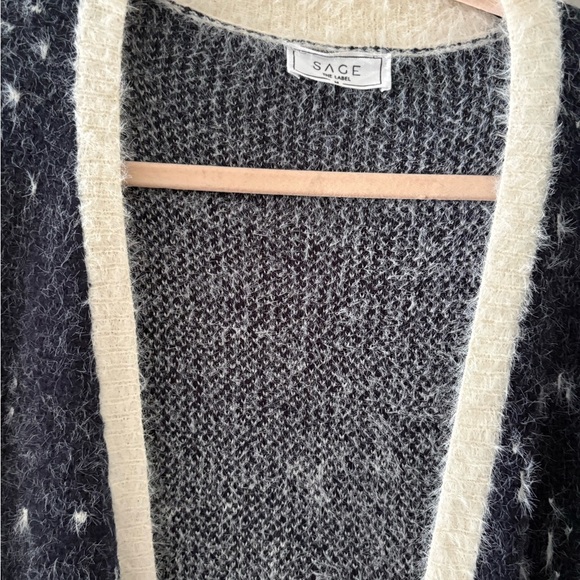SAGE The Label Monochrome Women's Cardigan Size M - Picture 11 of 16